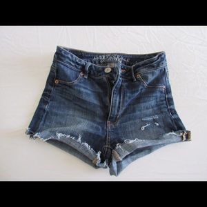 Woman’s denim shorts